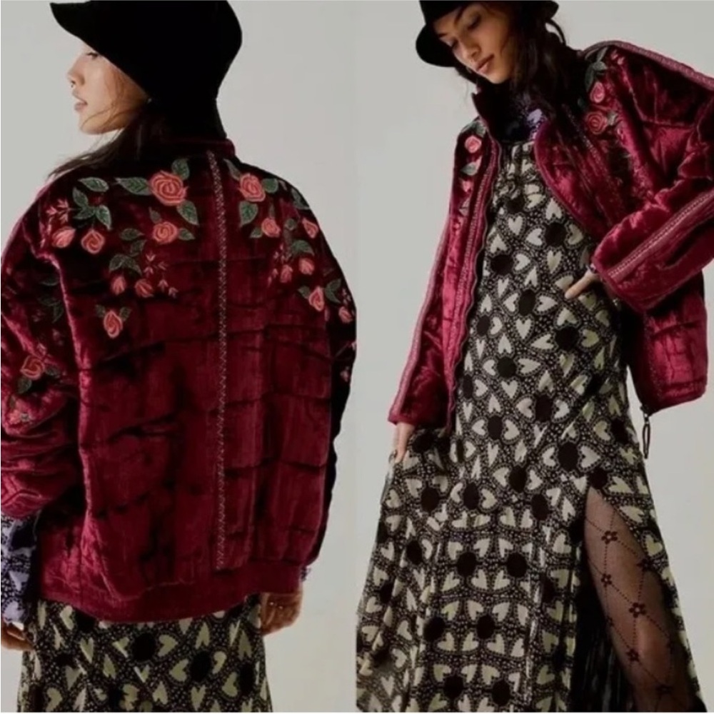 Free People FP x Anna Sui Dolman Quilted Jacket - Picture 4 of 11